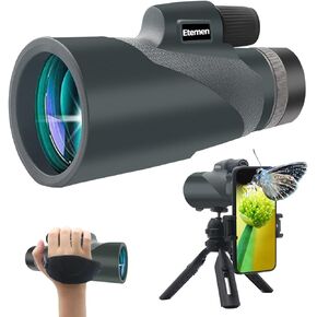 16x60 Monocular Telescope with Smartphone Holder&Tripod HD High Powered Monocular for Adults High Definition Telescope for Hunting Bird Watching Travel Camping Hiking Concert in Saudi Arabia