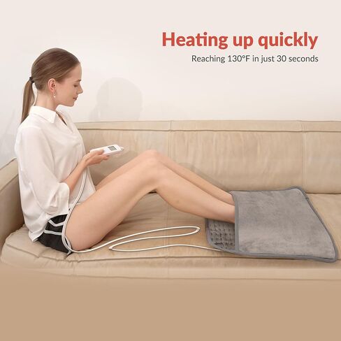 COMFIER Heated Foot Warmer & Heating pad for Back 24"x20" Extra Large Feet Warmers for Women,Heated Slippers Foot Warmers Under Desk,6 Heat Level/4Timer,Gifts for Women,Men in Kuwait