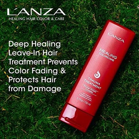 L'ANZA Healing ColorCare Trauma Treatment, Leave-In Conditioner for Dry Damaged Hair, Extends Color Longevity, For Healhty and Vibrant Color with Split End Repair & Hair Shine, Luxury Hair Care in Kuwait