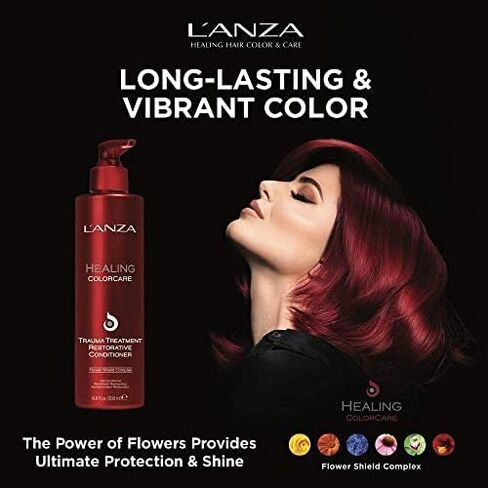 L'ANZA Healing ColorCare Trauma Treatment, Leave-In Conditioner for Dry Damaged Hair, Extends Color Longevity, For Healhty and Vibrant Color with Split End Repair & Hair Shine, Luxury Hair Care in Kuwait