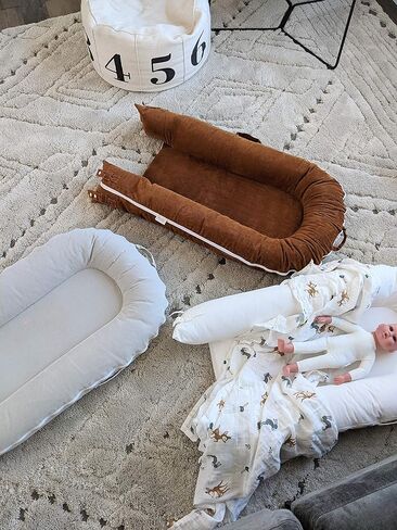 NoomiNest Baby Lounger Extra Cover for DockATot Deluxe (Sand) in Saudi Arabia
