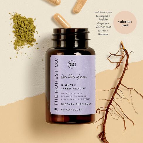 الشركة الصادقة عيش الحلم - الملحق الصحي للنوم ليلاً | نباتي، غير معدّل وراثيًا | 60 كبسولة in Kuwait