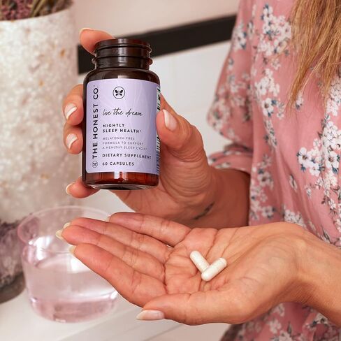 الشركة الصادقة عيش الحلم - الملحق الصحي للنوم ليلاً | نباتي، غير معدّل وراثيًا | 60 كبسولة in Kuwait