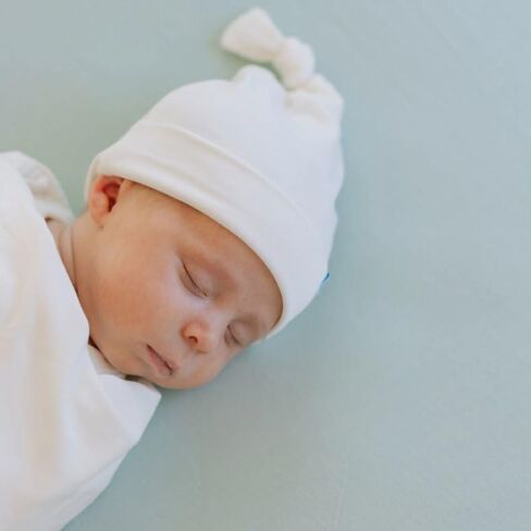 مجموعة قماط وقبعة منسوجة قابلة للتمدد من Little Unicorn | سوبر سوفت | بطانية أطفال كبيرة للتقميط والتجشؤ والرضاعة | قبعة صغيرة للأطفال حديثي الولادة | حصاة in Saudi Arabia