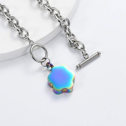 Minicremation Dog Paw Print Cremation Jewelry for Ashes Memorial Urn Bangle for Pet Stainless Steel Urn Bracelet Ashes Holder in Kuwait