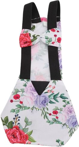 Pet Chicken Diapers,Chicken Goose Duck Loose Tight Belt Diapers Poop Pocket Diapers Peony Flower Pattern for Poultry Pet Used(S) in Saudi Arabia