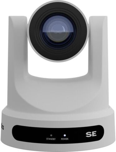 كاميرا PTZOptics Move SE SDI/HDMI/USB/IP PTZ مع تكبير بصري 20x (أبيض) حزمة مع HuddleCamHD (أبيض) HCM-1 دعامة تثبيت صغيرة على الحائط ومناديل تنظيف الشاشة المضادة للكهرباء الساكنة in Saudi Arabia