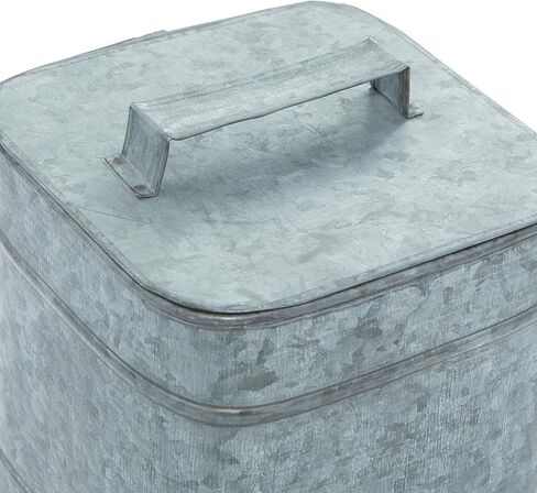 طقم علب بغطاء معدني مربع قطعتان من ديكو 79 49123 in Kuwait