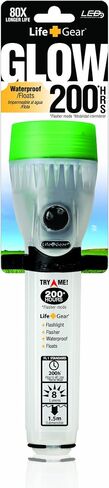 Life Gear Mini LED Flashlight with Glow Handle, Green in Kuwait