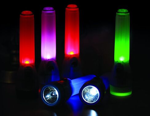 Life Gear Mini LED Flashlight with Glow Handle, Green in Kuwait