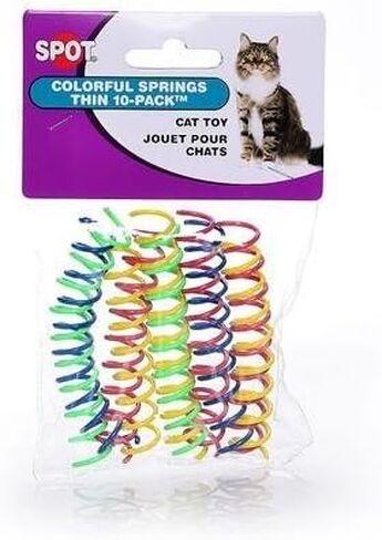 HDP Spot Cat or Kitten Colorful Thin Springs Size:Pack of 20 in Saudi Arabia