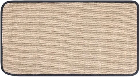 Navaris Sisal Cat Scratcher Mat - 12.6x23.6 Cat Scratch Pad for Wall - Cat Scratching Protector for Indoor Cats Adult Cats - Mount on Corner or Walls in Saudi Arabia