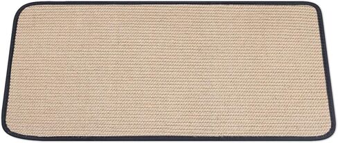 Navaris Sisal Cat Scratcher Mat - 12.6x23.6 Cat Scratch Pad for Wall - Cat Scratching Protector for Indoor Cats Adult Cats - Mount on Corner or Walls in Saudi Arabia