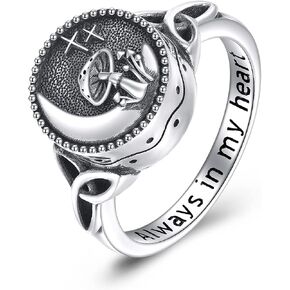 WINNICACA Cremation Rings for Ashes for Women Sterling Silver Mushroom Urn Rings Mushroom Cremation Jewelry for Ashes for Women Memory Jewelry Gifts in Saudi Arabia