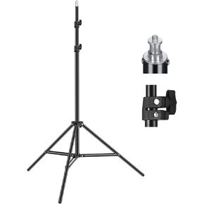 LAPGOOD Light Stand 2M/ 78'' Aluminum Photography Tripod Stand Black for Studio Photography, Light Flash, Softbox, Reflector in Kuwait