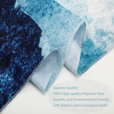 Summour نسيج الجبال الزرقاء صورة ظلية المائية سطح هدية التفاف سكرابوكينغ شنقا المفروشات 60 × 80 بوصة الجدار شنقا ديكور لغرفة النوم غرفة المعيشة النوم in Kuwait