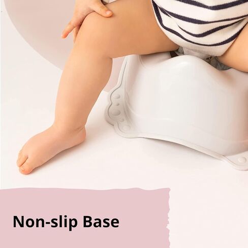 Maltex Smart Potty, Toilet Training Chair with Splash Guard for Toddlers, 18M+ (Powder Pink) in Saudi Arabia