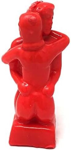 Erotic Couple Hugging Lover Figure Ritual Image Love Spell Candle Fall in Love with me - Adam & Eve - Love Ritual 5 inches (Red) in Saudi Arabia