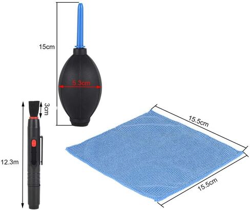 Vbestlife Camera Lens Cleaning Kit Screen Cleaning Kit Dust Blower Brush Cleaning Cloth Kit for DSLR Cameras Camera Lens Cleaning Kit in Kuwait