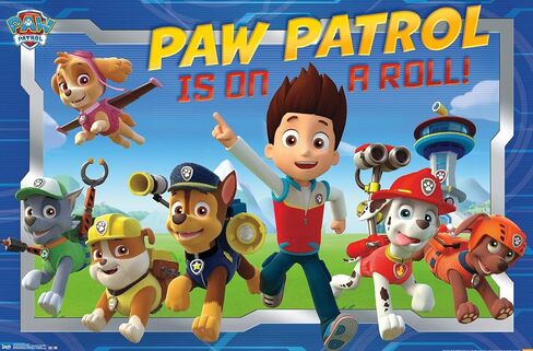 ملصق حائط من Trends International Nickelodeon Paw Patrol Crew مقاس 22.375 بوصة × 34 بوصة in Saudi Arabia