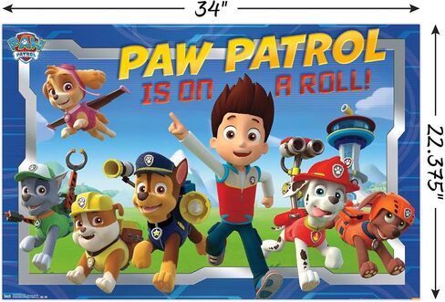 ملصق حائط من Trends International Nickelodeon Paw Patrol Crew مقاس 22.375 بوصة × 34 بوصة in Saudi Arabia
