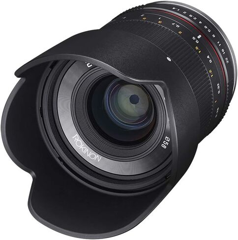 Rokinon RK21M-M 21mm F1.4 ED AS UMC High Speed Wide Angle Lens for Canon (Black) in Saudi Arabia