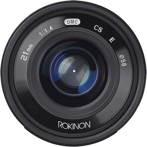 Rokinon RK21M-M 21mm F1.4 ED AS UMC High Speed Wide Angle Lens for Canon (Black) in Saudi Arabia