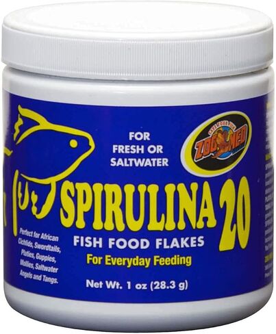 Zoo Med Spirulina 20 Fish Food Flakes (2 lb) in Saudi Arabia