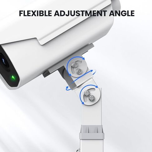 Security Camera Mount,Universal Bracket Wall Mount Telescopic Adjustable for Security Camera Wireless Bridge, Length Retractable,360° Rotation, Wall & Ceiling Installation,2 Pack in Saudi Arabia