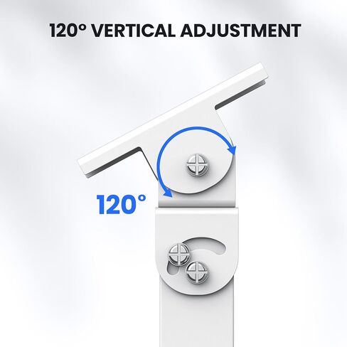 Security Camera Mount,Universal Bracket Wall Mount Telescopic Adjustable for Security Camera Wireless Bridge, Length Retractable,360° Rotation, Wall & Ceiling Installation,2 Pack in Saudi Arabia