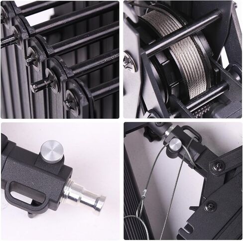 GIJUANRING 2M Pantograph Studio Photography Ceiling Rail System for Photography Studio Video Strobe Light, Monolight, Softbox(2 Packs) in Kuwait