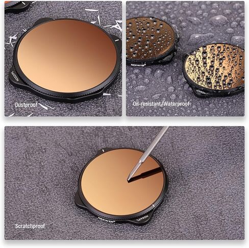 NEEWER ND Lens Filter Set Compatible with DJI Mavic 3, 4-Pack ND/PL Polarized Lens Filters, ND8/PL, ND16/PL, ND32/PL, ND64/PL Filter Only for Mavic 3 / Mavic 3 Cine Drones Accessories in Saudi Arabia