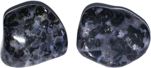 مجموعة من 2 قطعة ميستيك ميرلينيت كبيرة من الدرجة ايه ايه، عينات من الاحجار الكريمة الكريستالية العلاجية الطبيعية المصقولة والمصقولة من مدغشقر in Kuwait