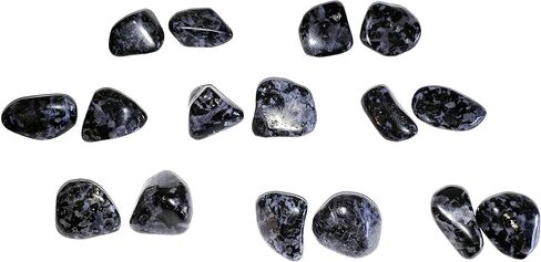 مجموعة من 2 قطعة ميستيك ميرلينيت كبيرة من الدرجة ايه ايه، عينات من الاحجار الكريمة الكريستالية العلاجية الطبيعية المصقولة والمصقولة من مدغشقر in Kuwait