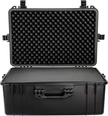 Eylar XL 24 inch Deep Protective Gear, Camera, Tools, Equipment Hard Case Waterproof w/Foam Black in Saudi Arabia