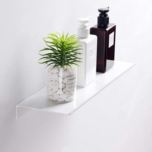 Modern Floating Shelf Wall Mounted Heavy Duty for Living Room Bedroom Bathroom, 12 Inch, Black, 2 Pack in Kuwait