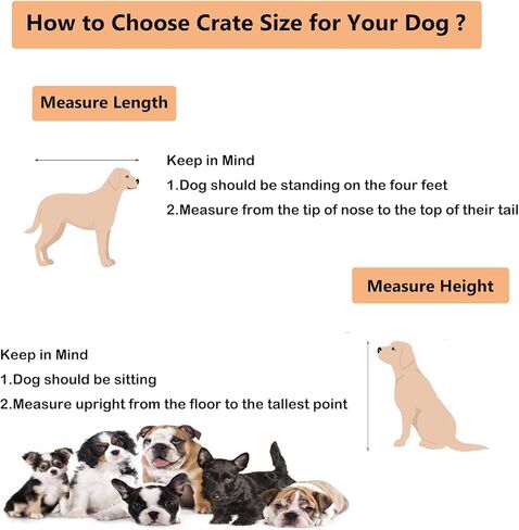 Sufulaa Furniture Style Dog Crate for Small Dog, Heavy Duty Anti-Chew Dog Kennel Furniture with 3 Doors, Wooden Indoor Basic Dog Cage with 3-Layer Storage Shelves (Rustic Brown Wood Grain, Small) in Kuwait