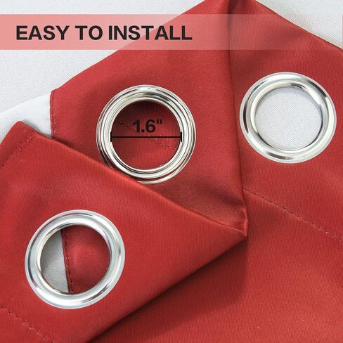 Tony's collection Blush Blackout Curtains 2 Panel Set,Curtains/Drapes Patterned,for Kids Girls Bedroom Living Room(52 x 84 Inch, Blush, 2 Panels) in Kuwait