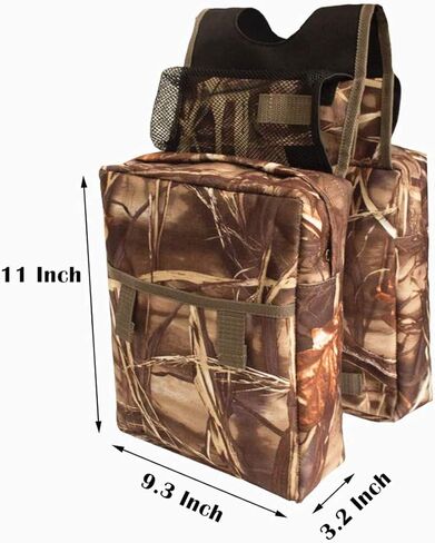 حقيبة متينة من Coco Universal Mossy Oak Infinity مموهة من ATV بدون أكياس حقيبة للسرج مقاومة للماء مع إضافة رائعة in Kuwait