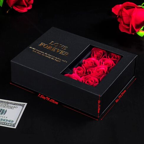 Enhon Valentine Money Box for Cash Gift Pull, Necklace with 100 I Love You Languages Gift Set, Surprise Romantic Gift Box for Wife, Girlfriend, Mother, on Thanksgiving, Christmas, Mother's Day in Saudi Arabia