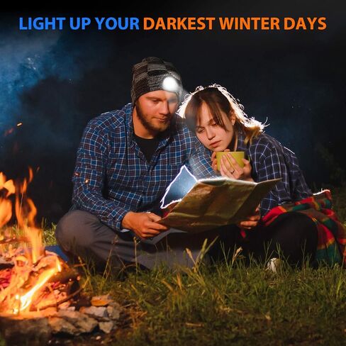 قبعة صغيرة مزودة بإضاءة LED من Stocking Stuffers - هدايا للرجال لعيد الميلاد وغطاء للمصابيح الأمامية وعيد الميلاد وأفكار تبادل الهدايا للأب in Kuwait