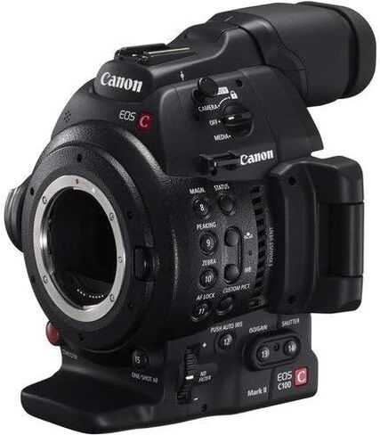 كاميرا Canon EOS C100 Mark II Cinema EOS 0202C002 مع Dual Pixel CMOS AF (الجسم) - (الإصدار الدولي) (متجدد) in Kuwait