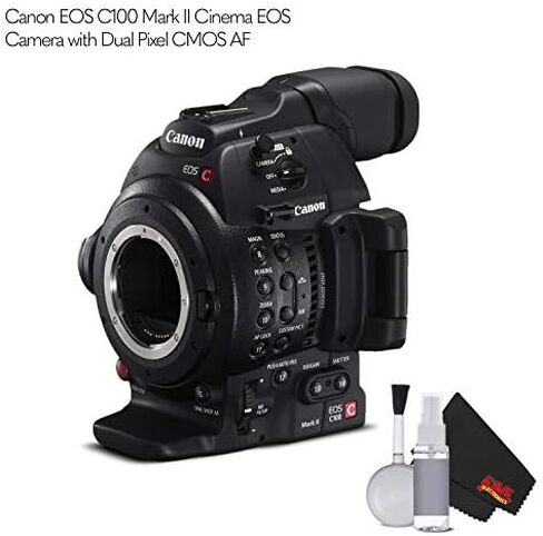 كاميرا Canon EOS C100 Mark II Cinema EOS 0202C002 مع Dual Pixel CMOS AF (الجسم) - (الإصدار الدولي) (متجدد) in Kuwait