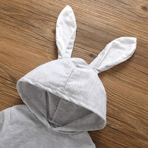 DUBASAM الوليد الرضع طفلة صبي الأرنب مقنعين رومبير الكرتون ثلاثية الأبعاد أرنب هوديي عيد الهالوين عيد الفصح الزي in Kuwait