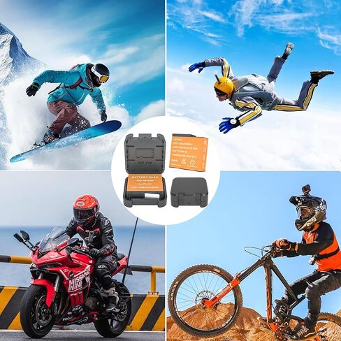 بطارية Burflo 1800 مللي أمبير في الساعة لجهاز Insta 360 Ace/Ace Pro، عبوتان من البطاريات القابلة لإعادة الشحن المتوافقة مع ملحقات كاميرا Insta360 Ace Pro/Ace Action CINSAAJA CINSBAJA 1ICP6/31/35-2-3.85V 6.93Wh in Kuwait