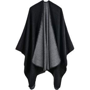 Immerguter Women's Shawl Wraps Sweater Poncho Cape for Fall Winter