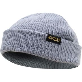 KNITDAY Fisherman Beanie Trawler Sailor Skullcap Knit Short Hat Unisex in Kuwait
