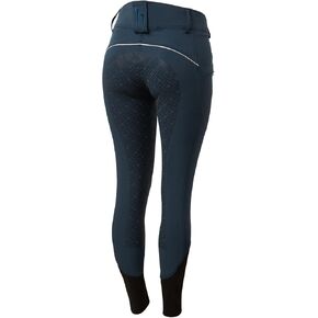 HORZE Callie Womens High Waist Silicone Full Seat Breeches with Phone Pocket