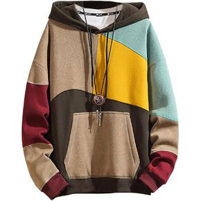 Covisoty Hoodies for Men & Woman Pullover, Mens Fashion Hip-Hop Hooded Sweatshirt Casual Long Sleeve