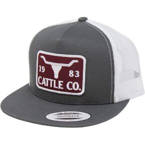 WHISKEY BENT HAT CO. 5-Panel Chisholm 1983 Cattle Co Logo Patch Snapback Hat